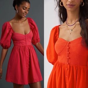 Anthropologie sweetheart dress
